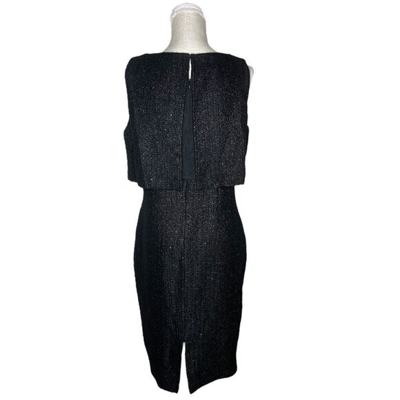 ST. John Metallic Tweed Sheath Dress - Picture 4 of 17